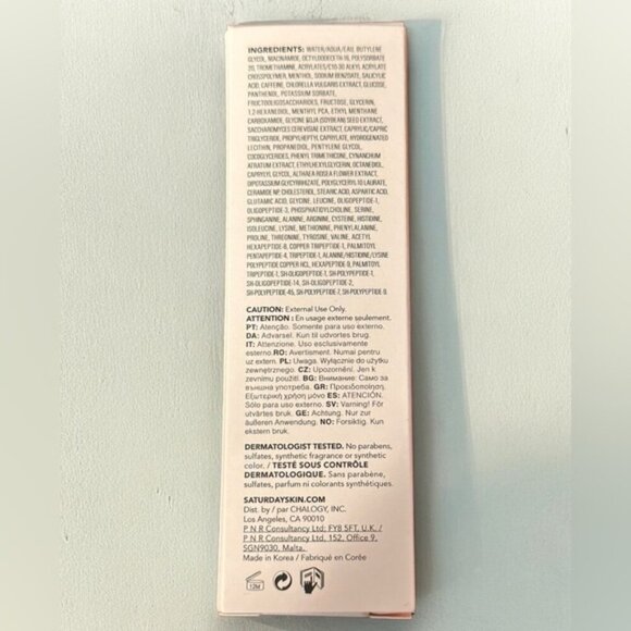 🆕 NWT Saturday Skin scalp + hair STRENGTHENING PEPTIDE TREATMENT 80 ml 2.7oz - Picture 7 of 10